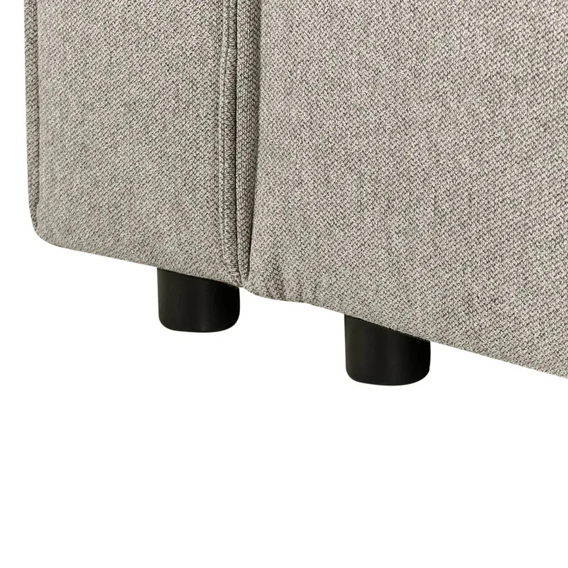 Hjørnesofa Romedal II - Beige, svart/Høyrevendt - Møbler - Sofaer - Sovesofaer - Hjørnesovesofa