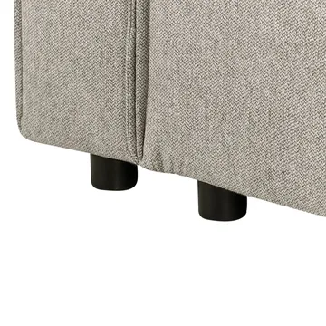 Hjørnesofa Romedal II - Beige, svart/Venstrevendt - Møbler - Sofaer - Sovesofaer - Hjørnesovesofa