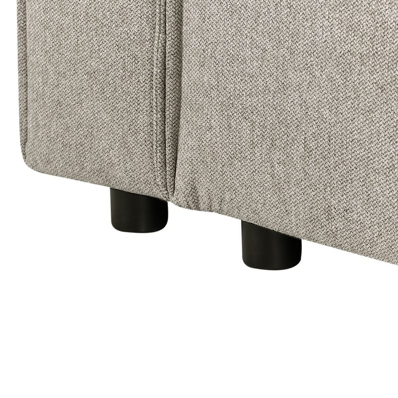 Hjørnesofa Romedal II - Beige, svart/Venstrevendt - Møbler - Sofaer - Sovesofaer - Hjørnesovesofa