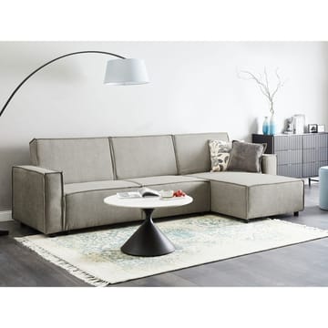 Hjørnesofa Romedal II - Beige, svart/Venstrevendt - Møbler - Sofaer - Sovesofaer - Hjørnesovesofa
