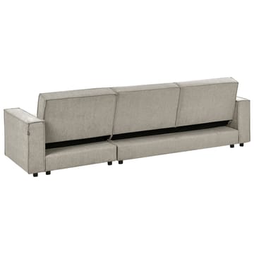 Hjørnesofa Romedal II - Beige, svart/Venstrevendt - Møbler - Sofaer - Sovesofaer - Hjørnesovesofa