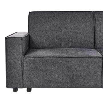 Hjørnesofa Romedal II - Grå, svart/Høyrevendt - Møbler - Sofaer - Sovesofaer - Hjørnesovesofa