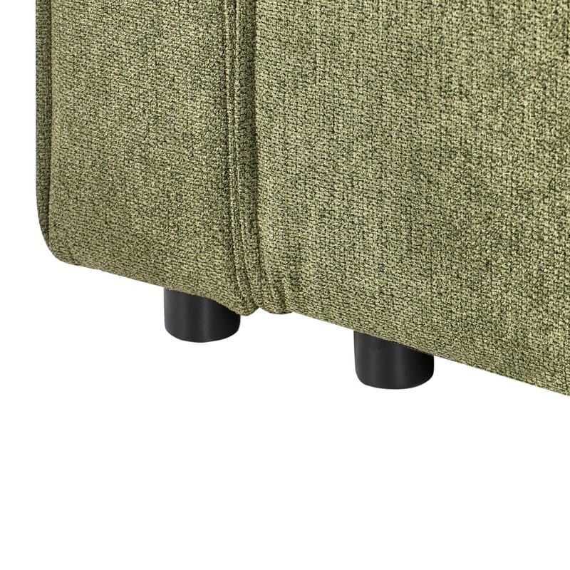 Hjørnesofa Romedal II - Grønn, Svart/Høyrevendt - Møbler - Sofaer - Sovesofaer - Hjørnesovesofa