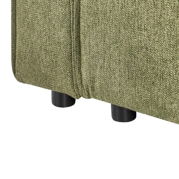 Hjørnesofa Romedal II - Grønn, Svart/Vend mot venstre - Møbler - Sofaer - Sovesofaer - Hjørnesovesofa