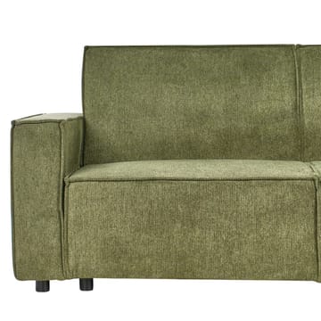 Hjørnesofa Romedal II - Grønn, Svart/Vend mot venstre - Møbler - Sofaer - Sovesofaer - Hjørnesovesofa