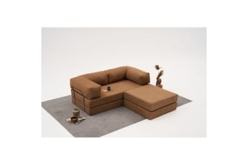 Hjørnesofa Selorbury Divan Brun - Brun - Møbler - Sofaer - Sovesofaer - Sovesofa divan