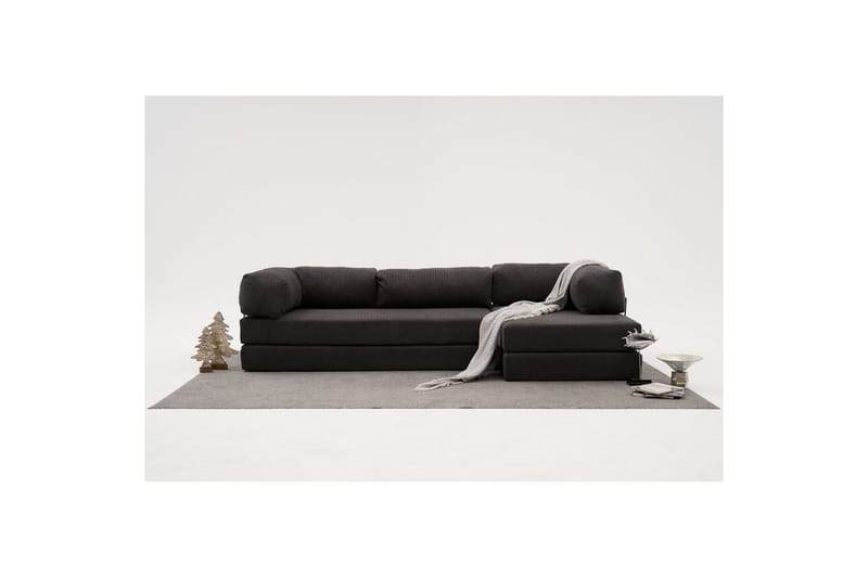 Hjørnesofa Selorbury Trippel Antrasitt - Antrasitt - Møbler - Sofaer - Sovesofaer - Hjørnesovesofa