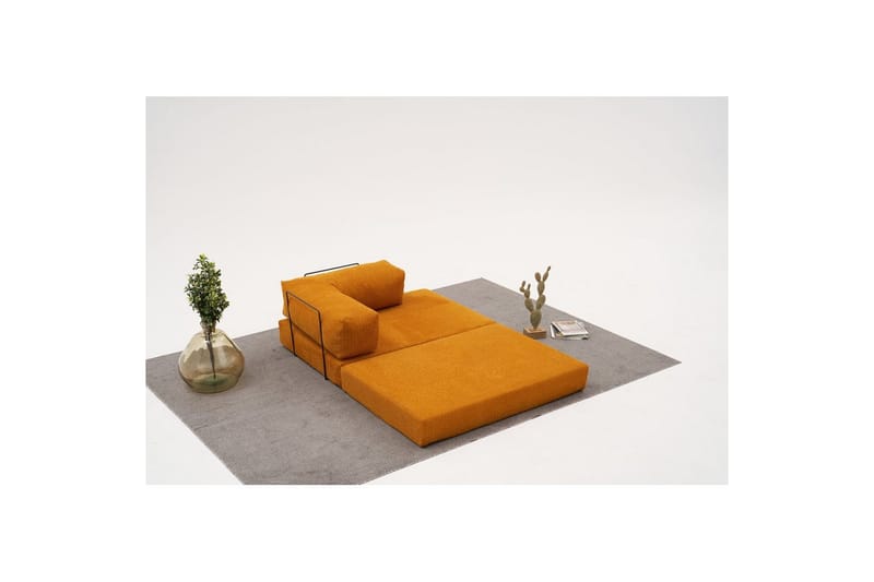 Hjørnesofa Selorbury Trippel Appelsin - Appelsin - Møbler - Sofaer - Sovesofaer - Hjørnesovesofa