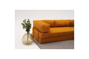 Hjørnesofa Selorbury Trippel Appelsin - Appelsin - Møbler - Sofaer - Sovesofaer - Hjørnesovesofa