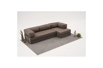 Hjørnesofa Selorbury Trippel Grå - Grå - Møbler - Sofaer - Sovesofaer - Hjørnesovesofa