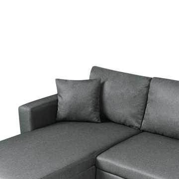 Hjørnesofa Sommen - Mørkegrå - Møbler - Sofaer - Sovesofaer - U sovesofa