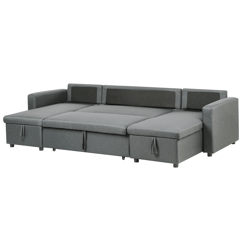 Hjørnesofa Sommen - Mørkegrå - Møbler - Sofaer - Sovesofaer - U sovesofa