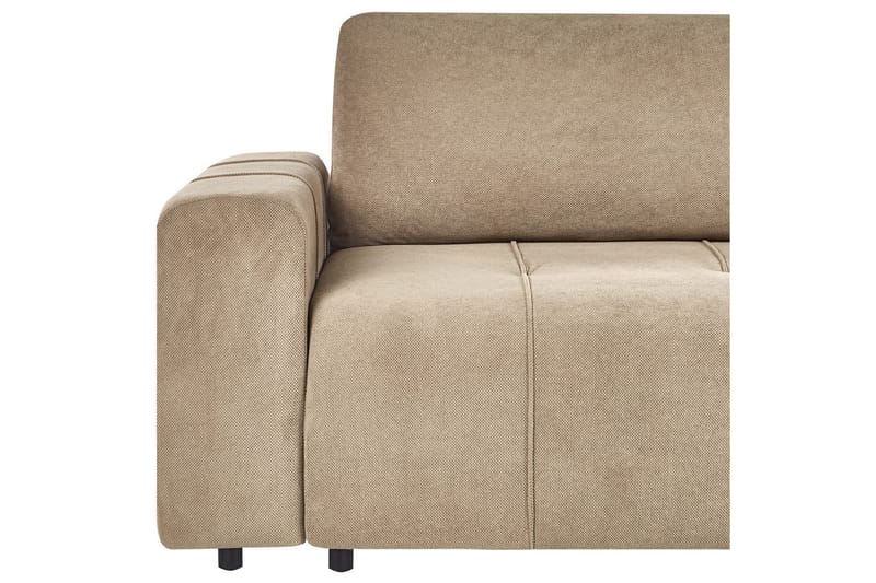 Hjørnesofa til venstre Venstrevendt Innvik - Brun, 213x156 cm - Møbler - Sofaer - Sovesofaer - Sovesofa divan