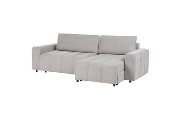 Hjørnesofa til venstre Venstrevendt Innvik - Grå, 213x156 cm - Møbler - Sofaer - Sovesofaer - Sovesofa divan
