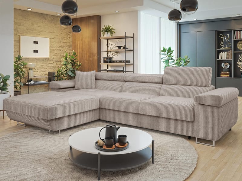 hjørnesofa Torezio Poso 03 Venstrevendt - Møbler - Sofaer - Sovesofaer - Hjørnesovesofa