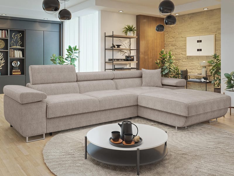 hjørnesofa Torezio Poso 03 Høyrevendt - Møbler - Sofaer - Sovesofaer - Hjørnesovesofa