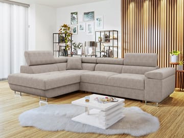 hjørnesofa Torezio Poso 03 Venstrevendt - Møbler - Sofaer - Sovesofaer - Hjørnesovesofa