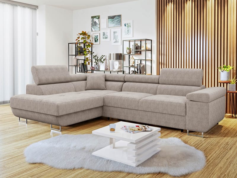 hjørnesofa Torezio Poso 03 Venstrevendt - Møbler - Sofaer - Sovesofaer - Hjørnesovesofa