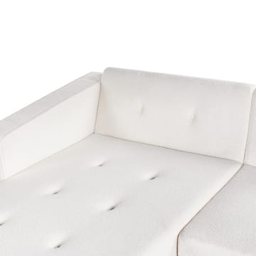 Hjørnesofa Vadso - Hvit, lyst tre/Høyrevendt - Møbler - Sofaer - Sovesofaer - Hjørnesovesofa