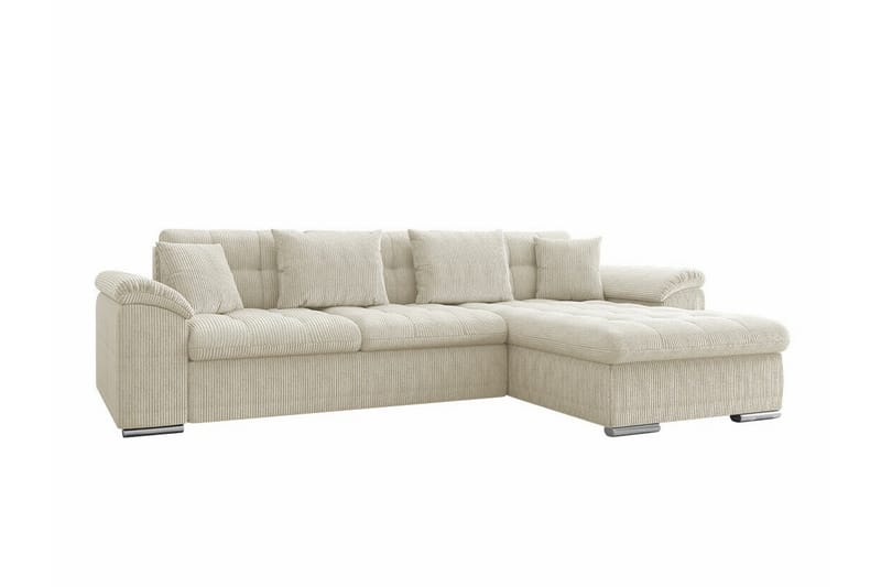 3-seters Hjørnesovesofa Camior - Beige - Hjørnesovesofa