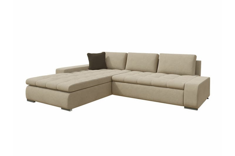 3-seters Hjørnesovesofa Cerys - Beige - Hjørnesovesofa