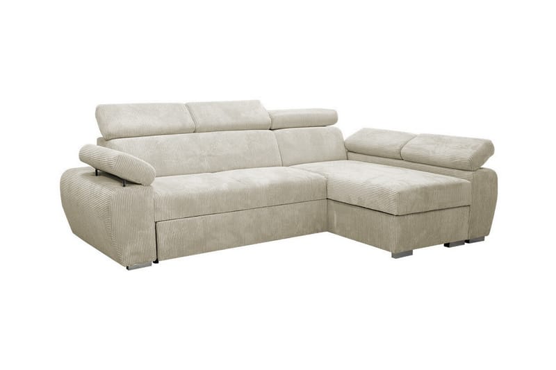 3-seters Hjørnesovesofa Denegal - Beige/Lys Beige - Hjørnesovesofa