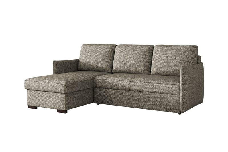 3-seters Hjørnesovesofa Denegal - Mørk Beige/Mocca - Hjørnesovesofa