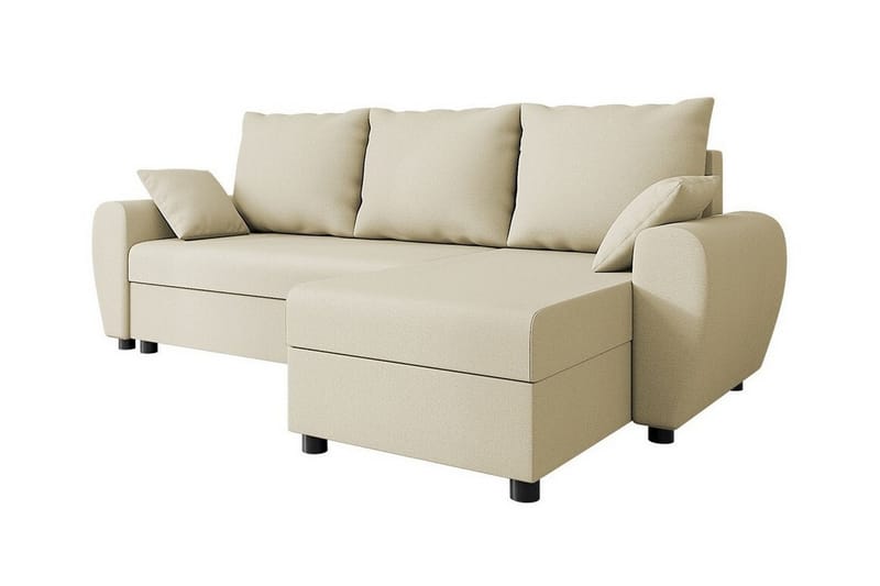 3-seters Hjørnesovesofa Fionara - Beige - Hjørnesovesofa