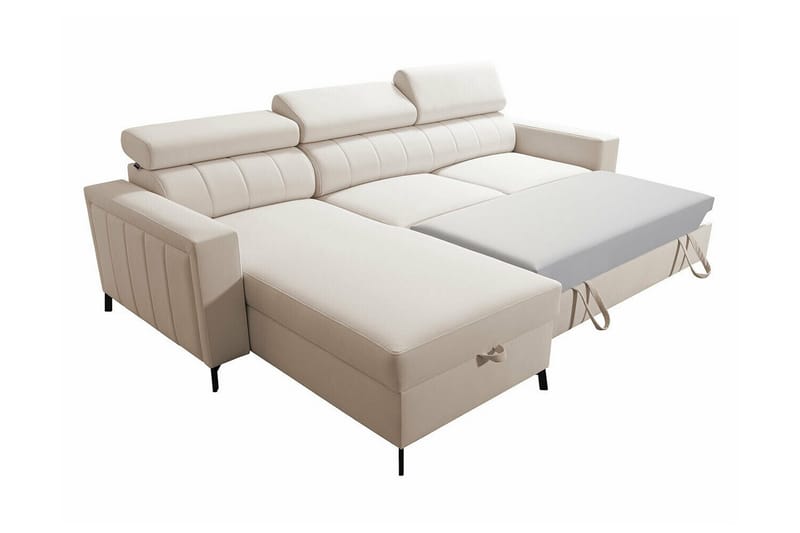 3-seters Hjørnesovesofa Galbally - Beige - Hjørnesovesofa