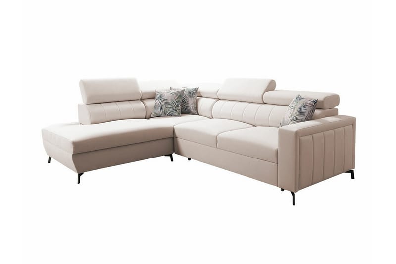 3-seters Hjørnesovesofa Galbally - Beige - Hjørnesovesofa