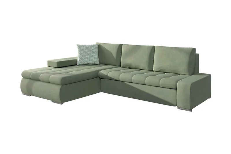 3-seters Hjørnesovesofa, Grønn