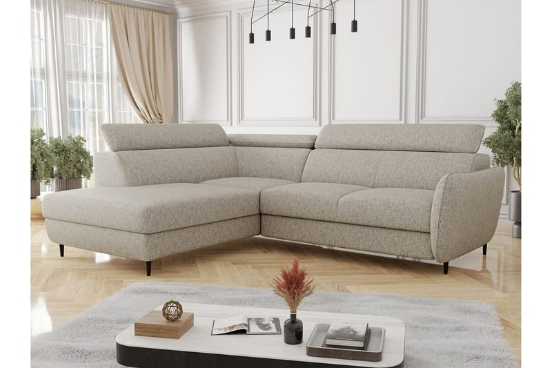 3-seters Hjørnesovesofa Graystone - Beige - Hjørnesovesofa