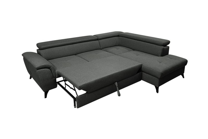 3-seters Hjørnesovesofa Graystone - Beige - Møbler - Sofaer - Sovesofaer - Langsgående sovesofa