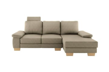 3-seters Hjørnesovesofa Graystone - Beige - Møbler - Sofaer - Sovesofaer - Hjørnesovesofa