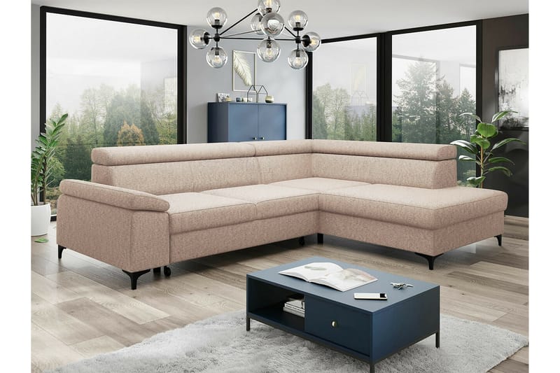 3-seters Hjørnesovesofa Graystone - Cream - Hjørnesovesofa