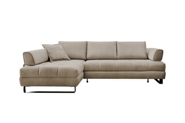 3-seters Hjørnesovesofa Graystone - Cream - Møbler - Sofaer - Sovesofaer - Hjørnesovesofa