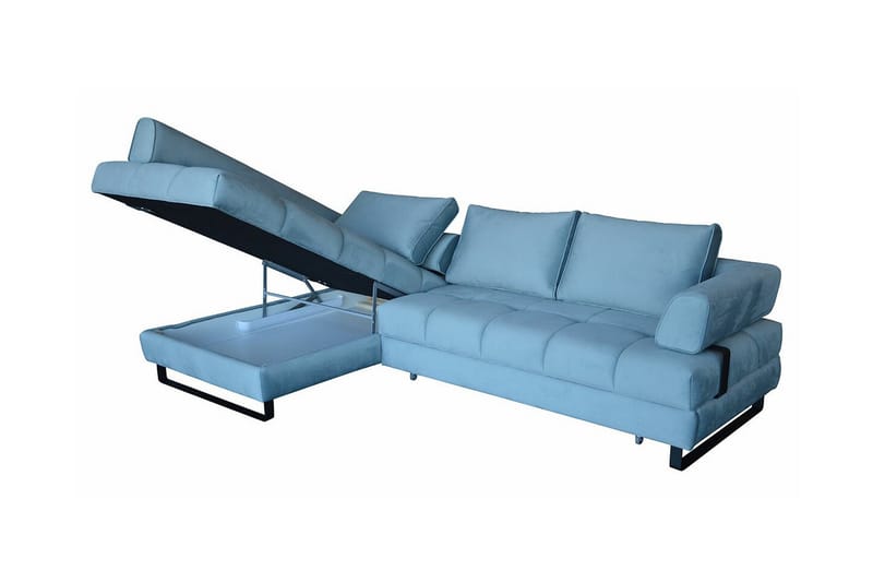 3-seters Hjørnesovesofa Graystone - Cream - Møbler - Sofaer - Sovesofaer - Hjørnesovesofa
