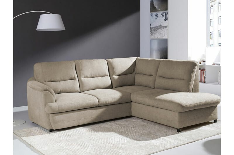 3-seters Hjørnesovesofa Graystone - Cream - Hjørnesovesofa