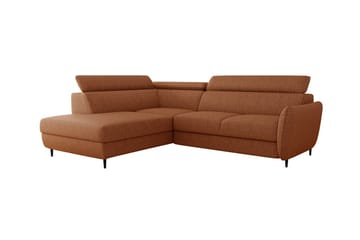 3-seters Hjørnesovesofa Graystone - Oransje - Møbler - Sofaer - Sovesofaer - Langsgående sovesofa