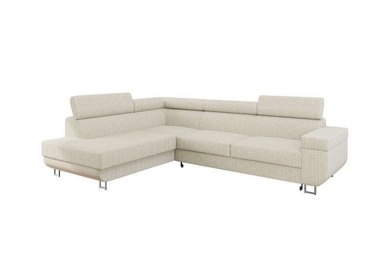 3-seters Hjørnesovesofa Kintore - Beige - Hjørnesovesofa