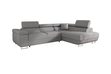 3-seters Hjørnesovesofa Kintore - Lysegrå - Møbler - Sofaer - Sovesofaer - Langsgående sovesofa