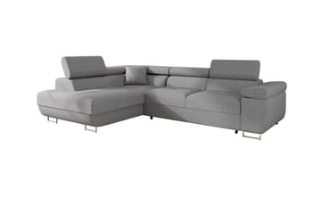 3-seters Hjørnesovesofa Kintore - Lysegrå - Møbler - Sofaer - Sovesofaer - Langsgående sovesofa
