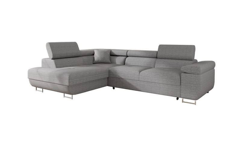 3-seters Hjørnesovesofa Kintore - Lysegrå - Møbler - Sofaer - Sovesofaer - Langsgående sovesofa