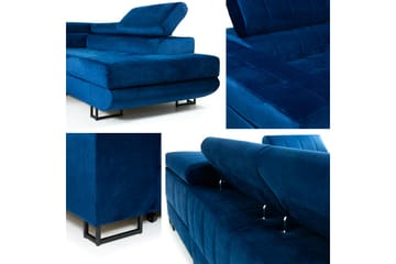 3-seters Hjørnesovesofa Kintore - Mørkegrønn - Møbler - Sofaer - Sovesofaer - Langsgående sovesofa