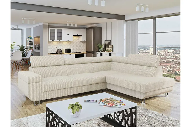 3-seters Hjørnesovesofa Kintore - Møbler - Sofaer - Sovesofaer - Hjørnesovesofa