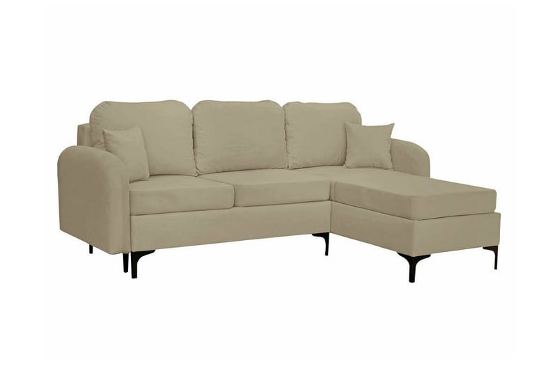 3-seters Hjørnesovesofa Knocklong - Beige - Hjørnesovesofa