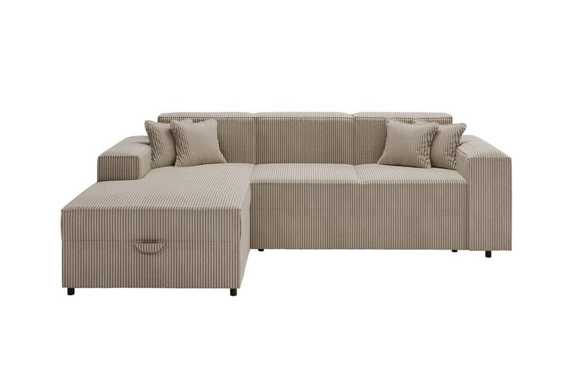 3-seters Hjørnesovesofa Knocklong - Beige - Hjørnesovesofa