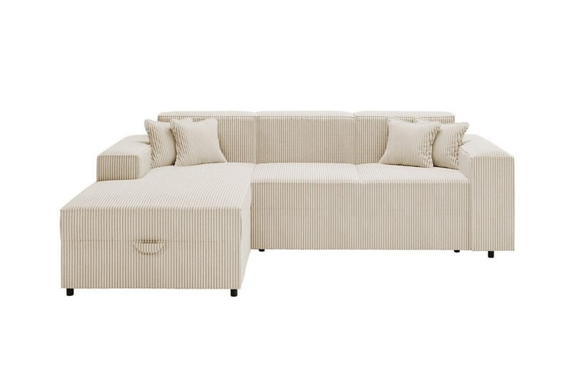 3-seters Hjørnesovesofa Knocklong - Beige - Hjørnesovesofa