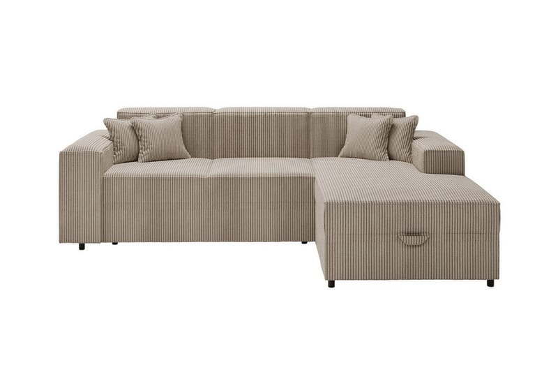 3-seters Hjørnesovesofa Knocklong - Beige/Lys Beige - Hjørnesovesofa