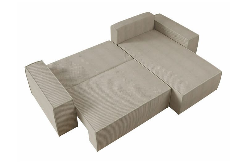 3-seters Hjørnesovesofa Knocklong - Rosa - Møbler - Sofaer - Sovesofaer - Hjørnesovesofa